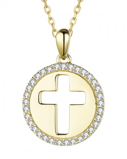 CROSS DIAMOND PENDANT (TP2427)